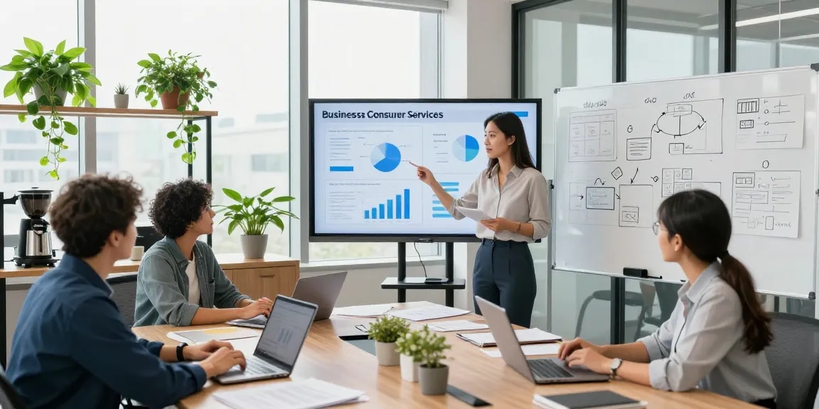 Team collaboration at https://factors.org.uk showcasing innovative business strategies in a vibrant office.