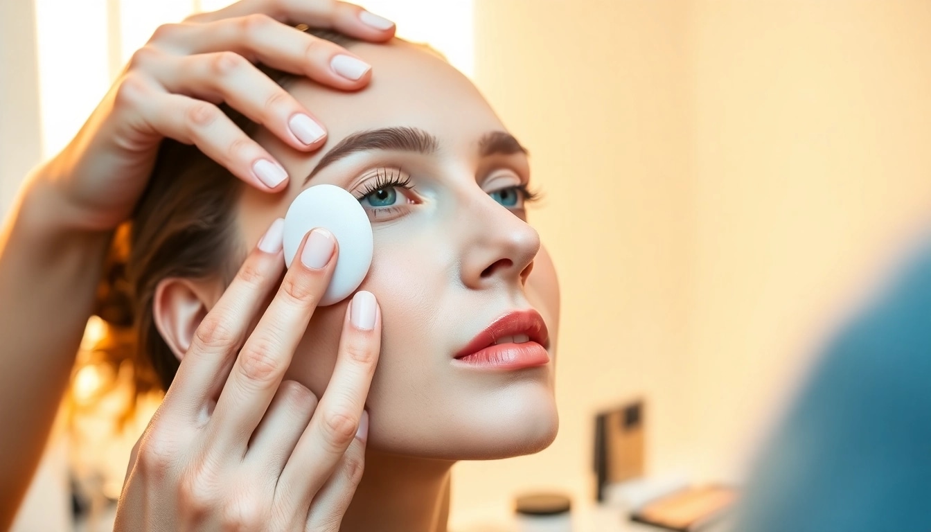Apply silicone sponge makeup for a flawless finish on your canvas.