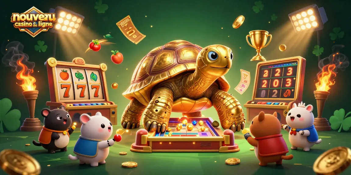 Profitez de la magie du nouveau casino en ligne avec cette illustration animée captivante.