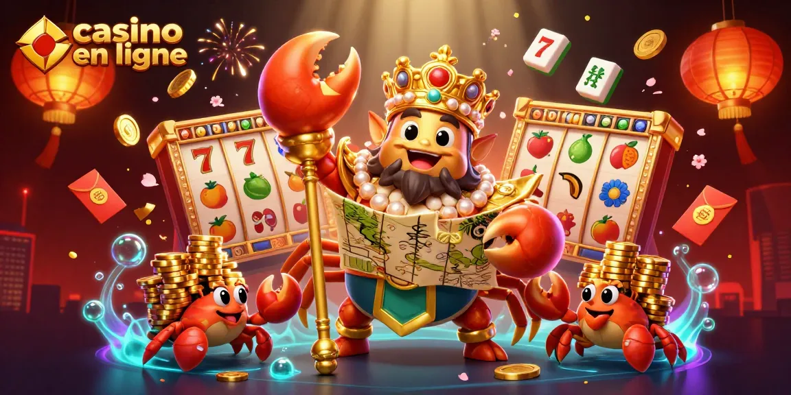 Expérimentez les émotions d'un casino en ligne avec un crabe empereur et des éléments de jeu dynamiques