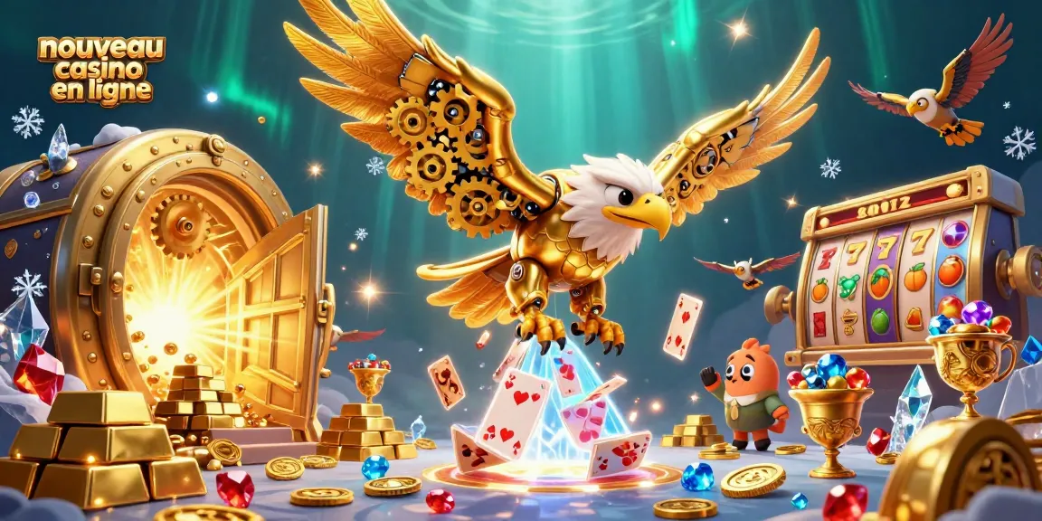 Profitez de l'expérience unique du nouveau casino en ligne avec des cartes holographiques et des trésors d'or.