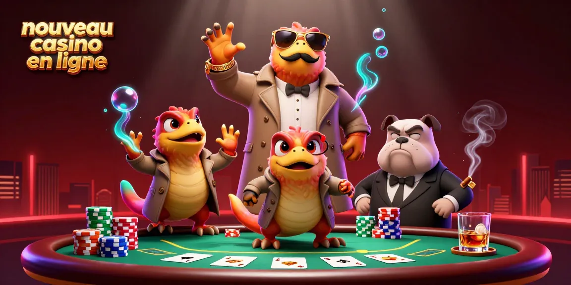 Scénario amusant avec un nouveau casino en ligne, des rapaces déguisés et une surveillance canine.