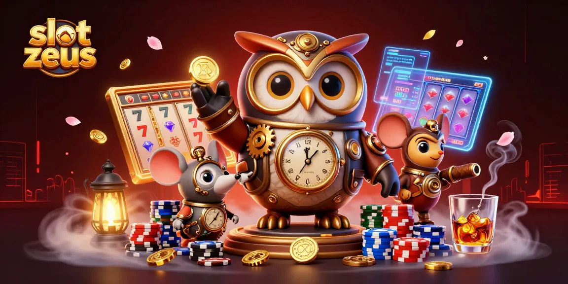 Experience thrilling jackpot spins in slot zeus with our vibrant 3D casino illustration.
