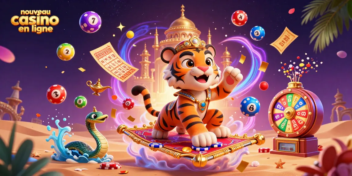 Jouer au nouveau casino en ligne avec le sultan tigre et la magie des jeux dans un univers coloré