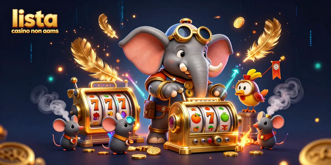 Gioca nei migliori casinò non AAMS con un elefante steampunk mentre gira la slot machine.