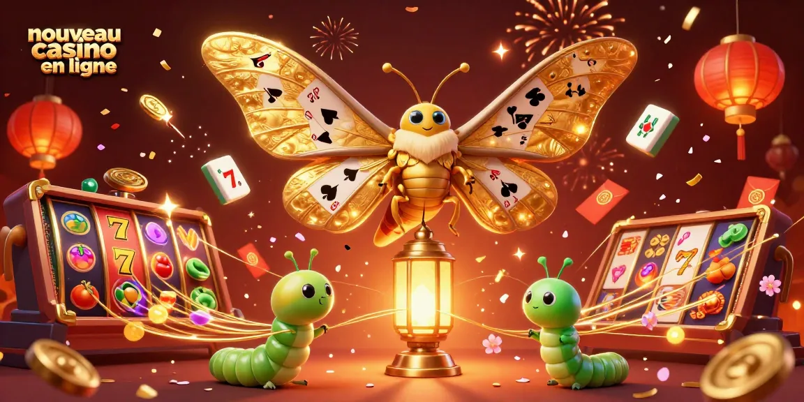 Revivez l'excitation d'un nouveau casino en ligne avec des motifs de jeu colorés et des symboles chanceux.