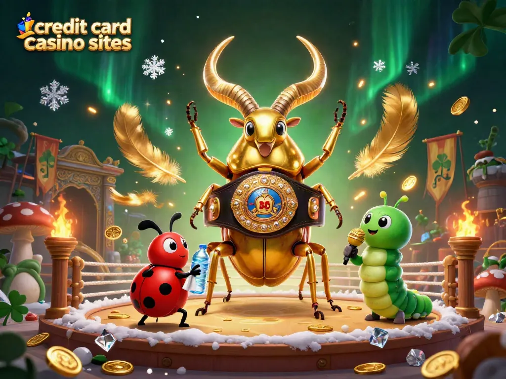 Illustration showcasing vibrant characters and elements in credit card casino sites theme for gambling