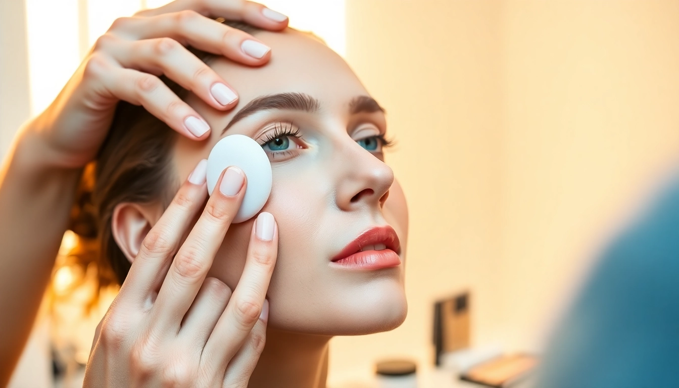 Apply silicone sponge makeup for a flawless finish on your canvas.