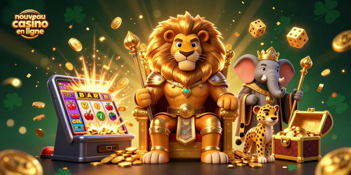 Explorez le nouveau casino en ligne avec un lion roi et des machines à sous riches en récompenses.