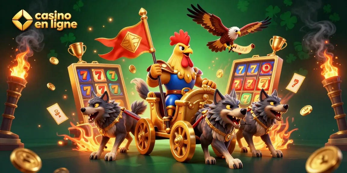 Découvrez des gains incroyables sur un casino en ligne avec notre illustration dynamique, mettant en avant des éléments de jeux fascinants.