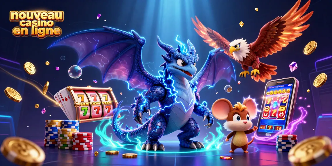 Jouer au nouveau casino en ligne avec dragon et oiseaux, gains en pièces d'or.