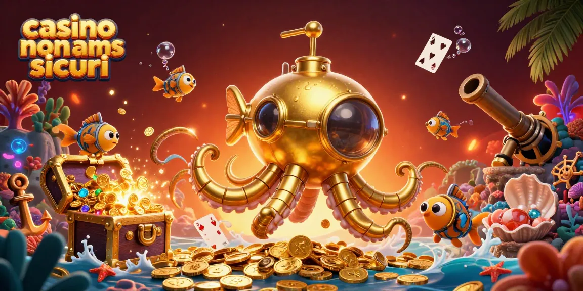 Scopri i migliori casinò non AAMS sicuri: un'illustrazione vivace e dettagliata.