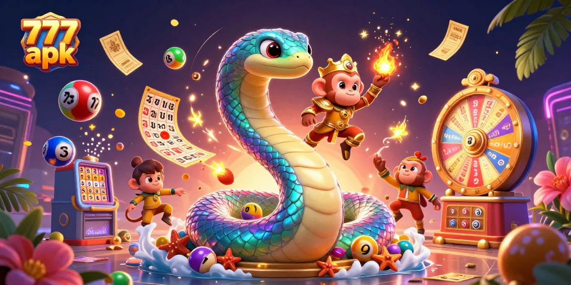 Spin the excitement of the 777 apk with vibrant tokens and lively characters in a dazzling casino scene.