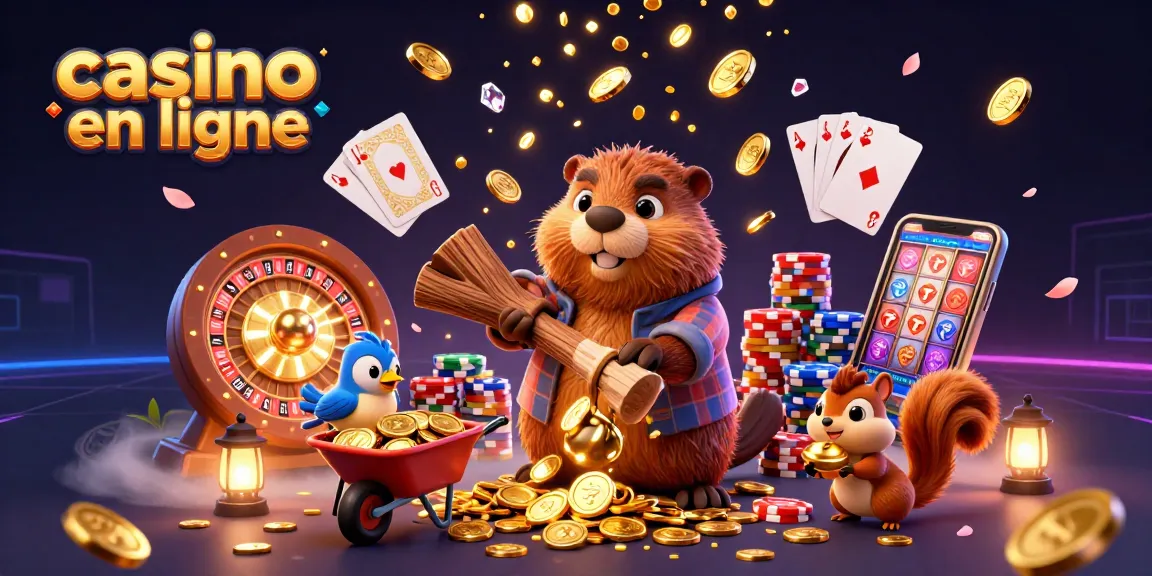 Jouez sur un casino en ligne avec des personnages amusants, accueillant des pièces d'or et des éléments de jeu captivants.