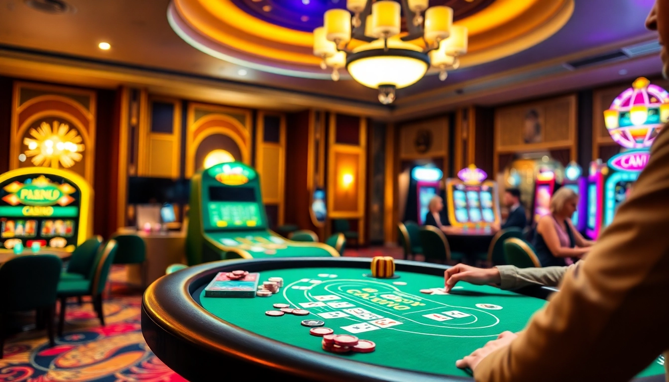 Engage in thrilling gameplay at a Non gamstop Casino Uk, featuring vibrant colors and exciting online gaming.