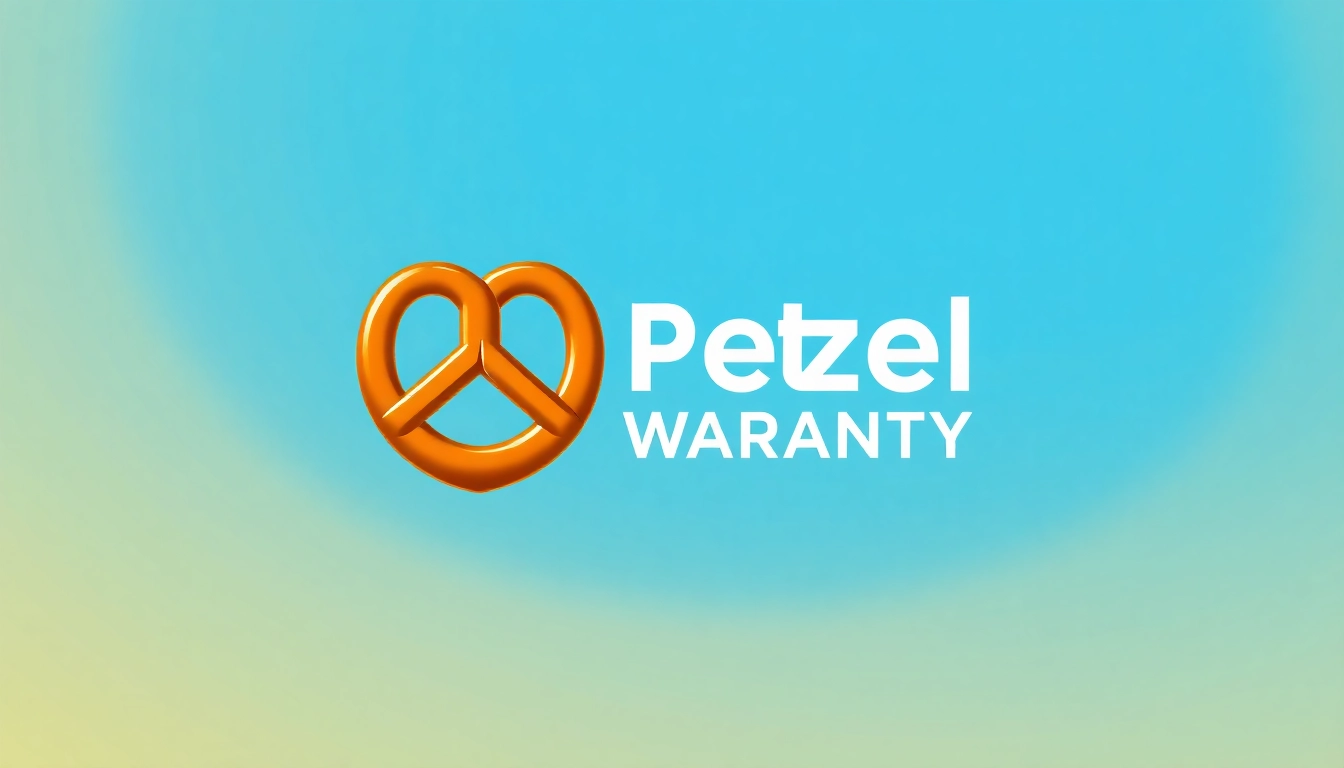 Highlight the significance of why Pretzel warranty with a professional logo design symbolizing protection and trust.