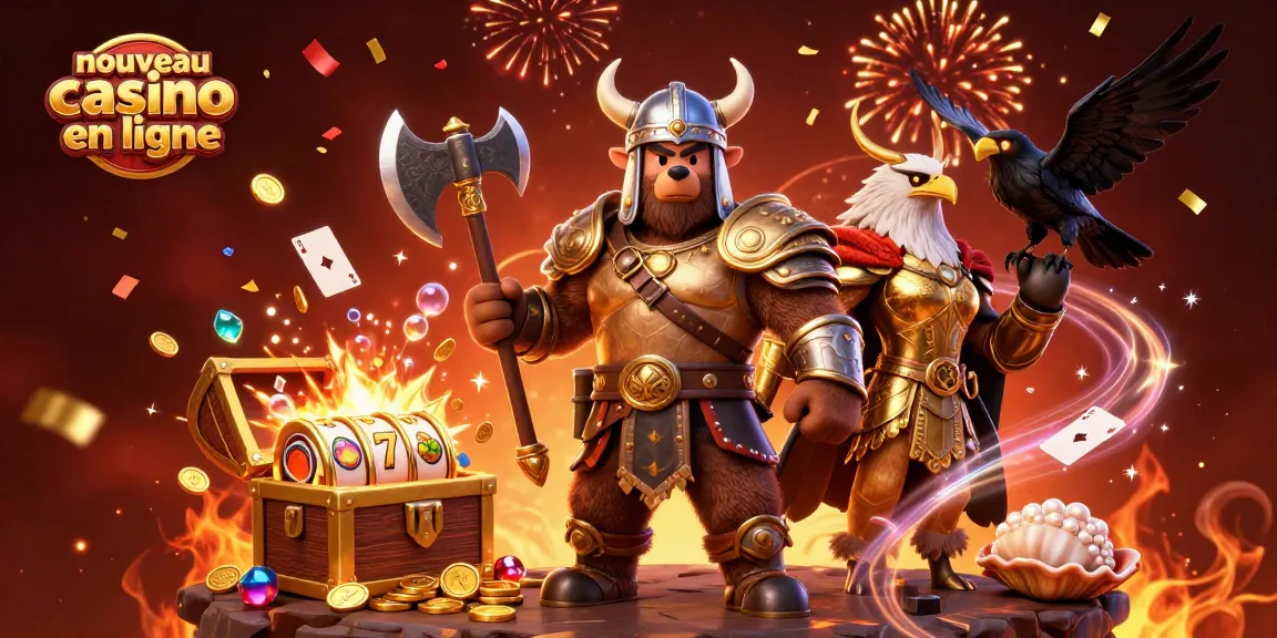 Ressentez l'excitation d'un nouveau casino en ligne avec des personnages épiques et des éléments de jeu captivants.