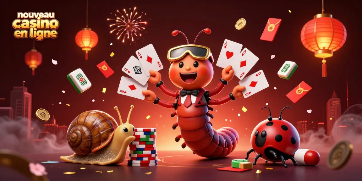 Vivez l'expérience du nouveau casino en ligne avec notre illustration dynamique de jeux de cartes et de jetons.
