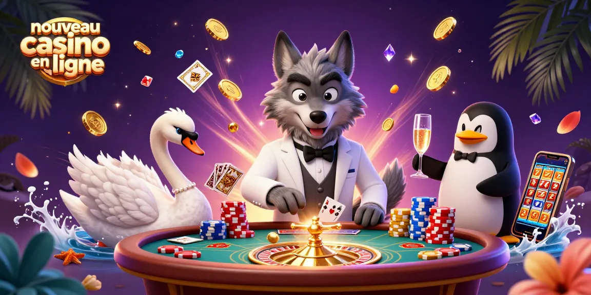 Vivez l'excitation du nouveau casino en ligne avec des cartes, des jetons et des gains étincelants.
