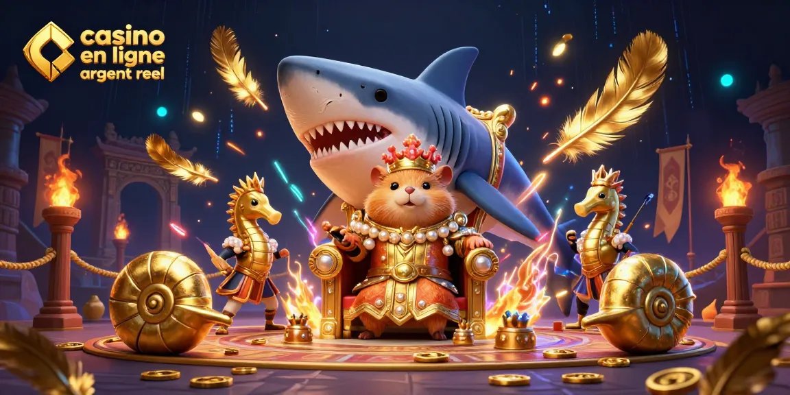 Jouez au casino en ligne argent réel avec des personnages animés dans une scène dynamique et colorée.
