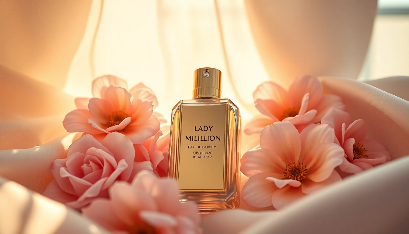 Find the cheapest lady million scent in a beautiful setting with an elegant bottle.
