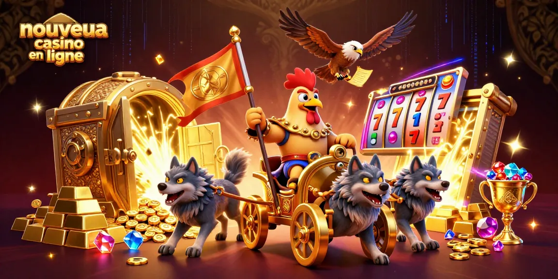 Profitez d'une expérience inédite avec le nouveau casino en ligne, entouré de trésors d'or et de jeux passionnants.