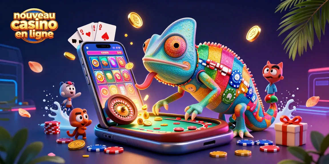 Découvrez le nouveau casino en ligne avec un caméléon propriétaire captivant et des jeux de casino colorés.