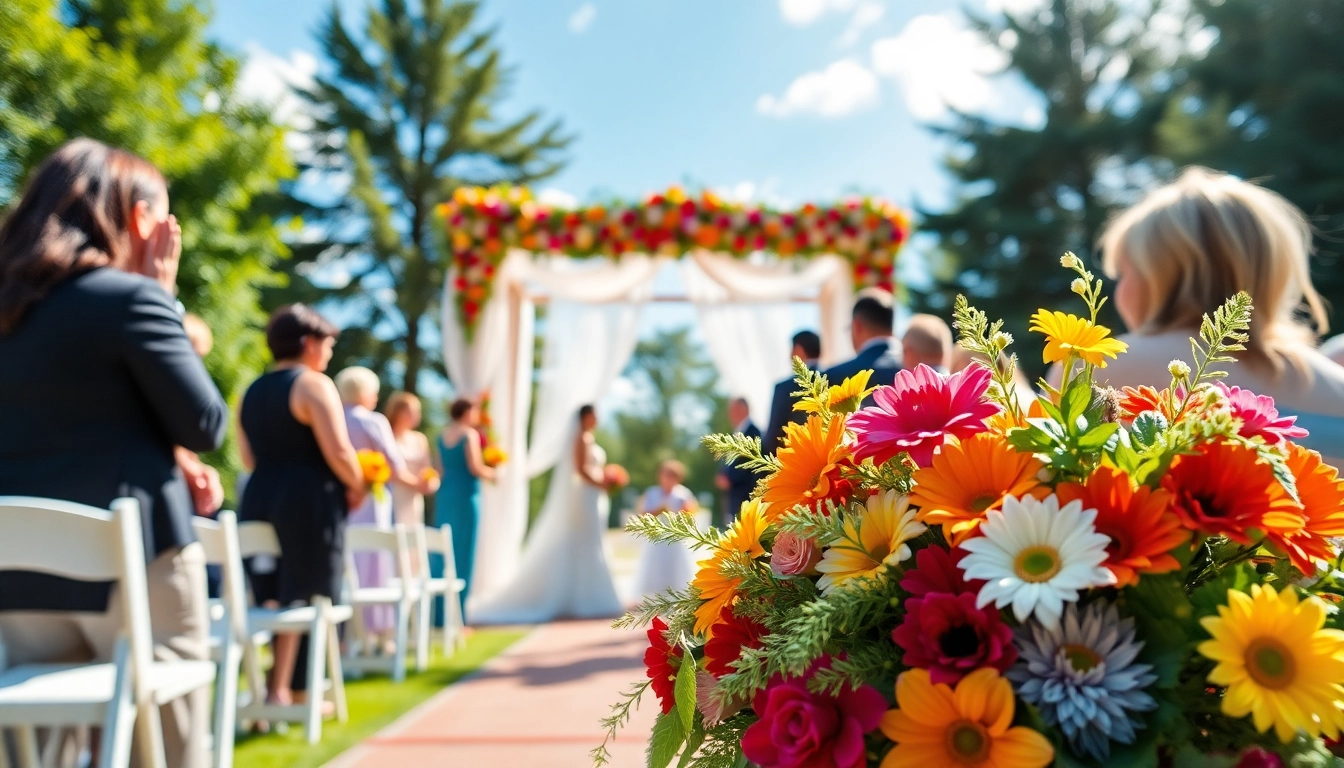 Documenting a joyful wedding scene, showcasing a top photography company edmonton capturing beautiful moments outdoors.