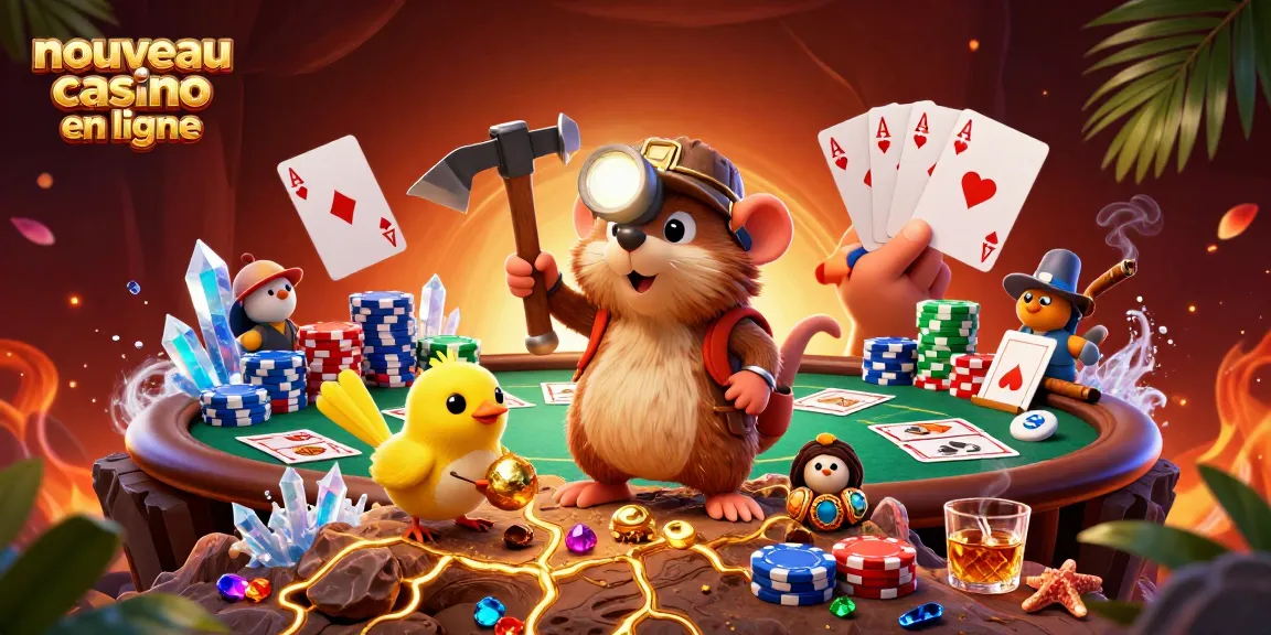 Découvrez l'univers du nouveau casino en ligne avec ce dessin 3D captivant.