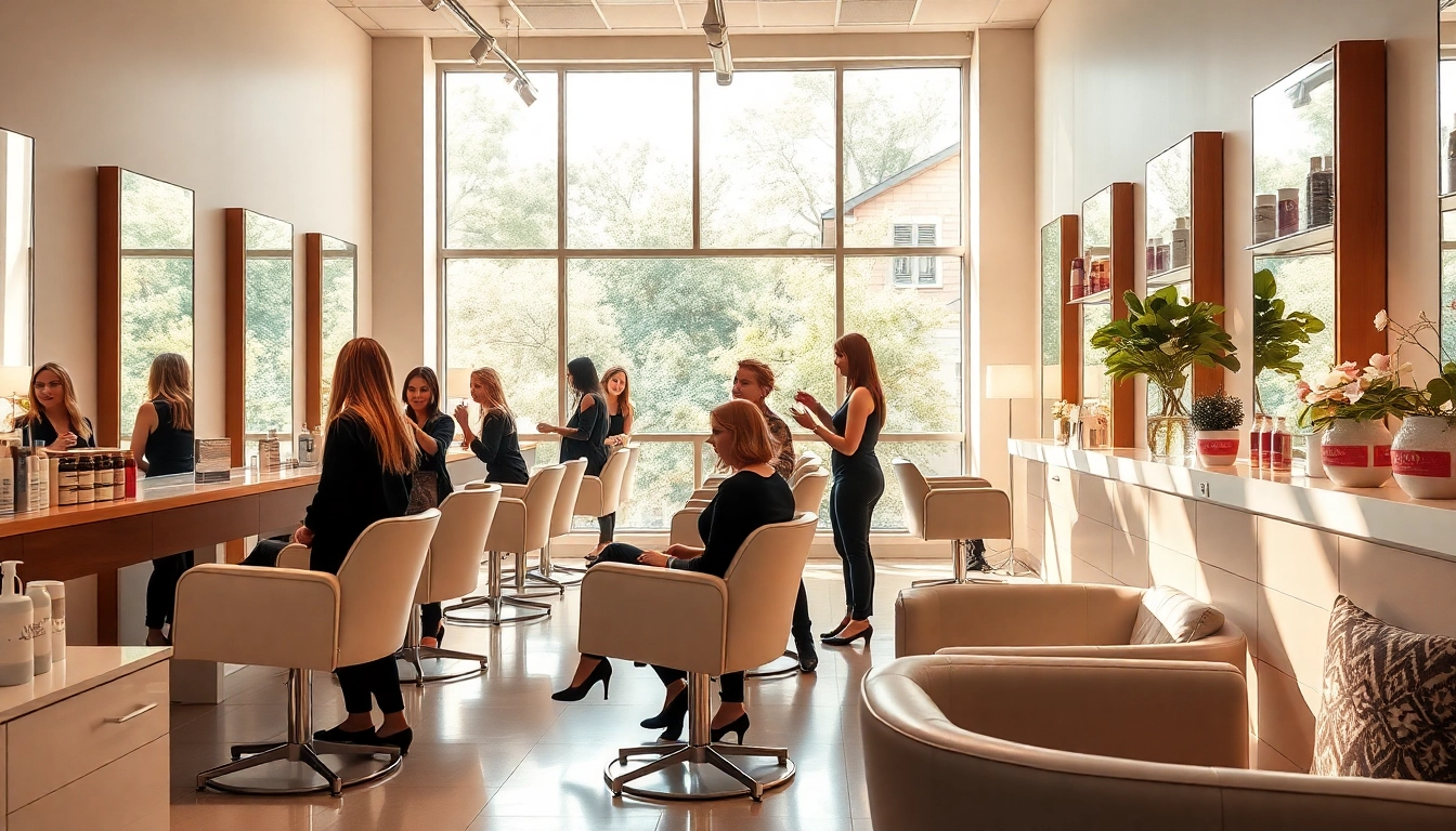 Experience luxury services at addendum salon in an inviting ambiance.