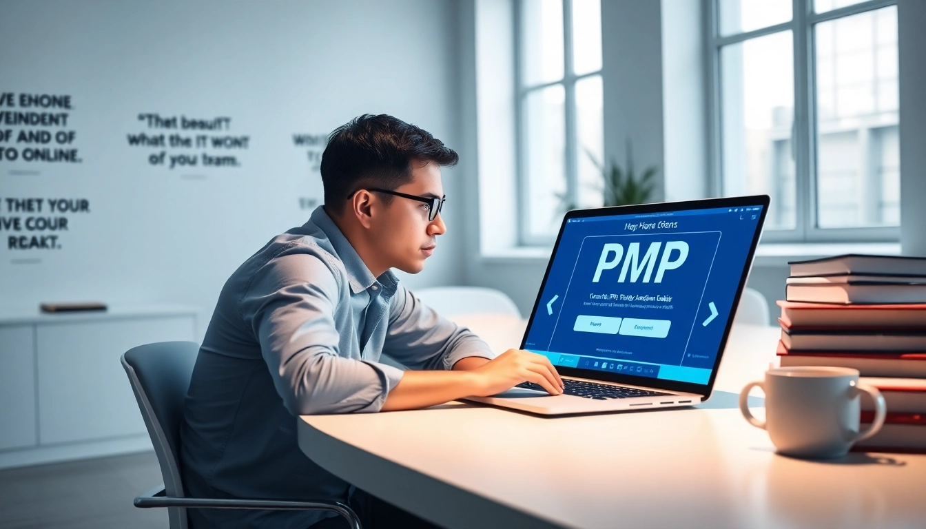 Pay someone to take my pmp exam with a focused individual at a workspace.