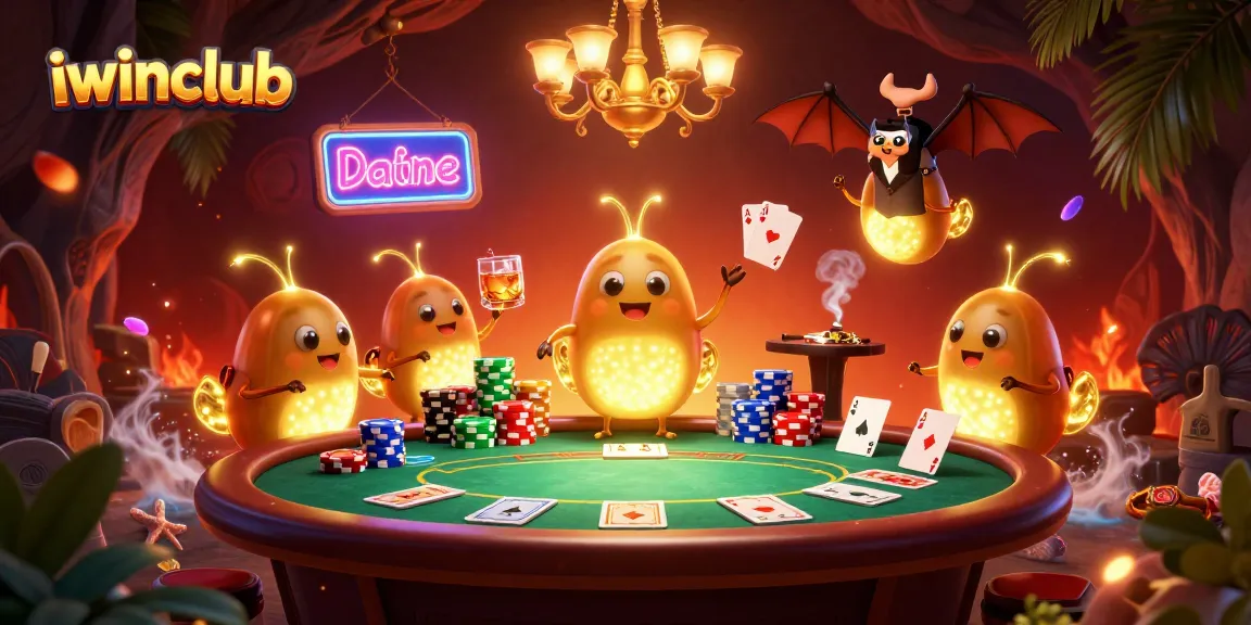 Engage with the iwinclub as glowworms illuminate a vibrant cave casino with dynamic games.