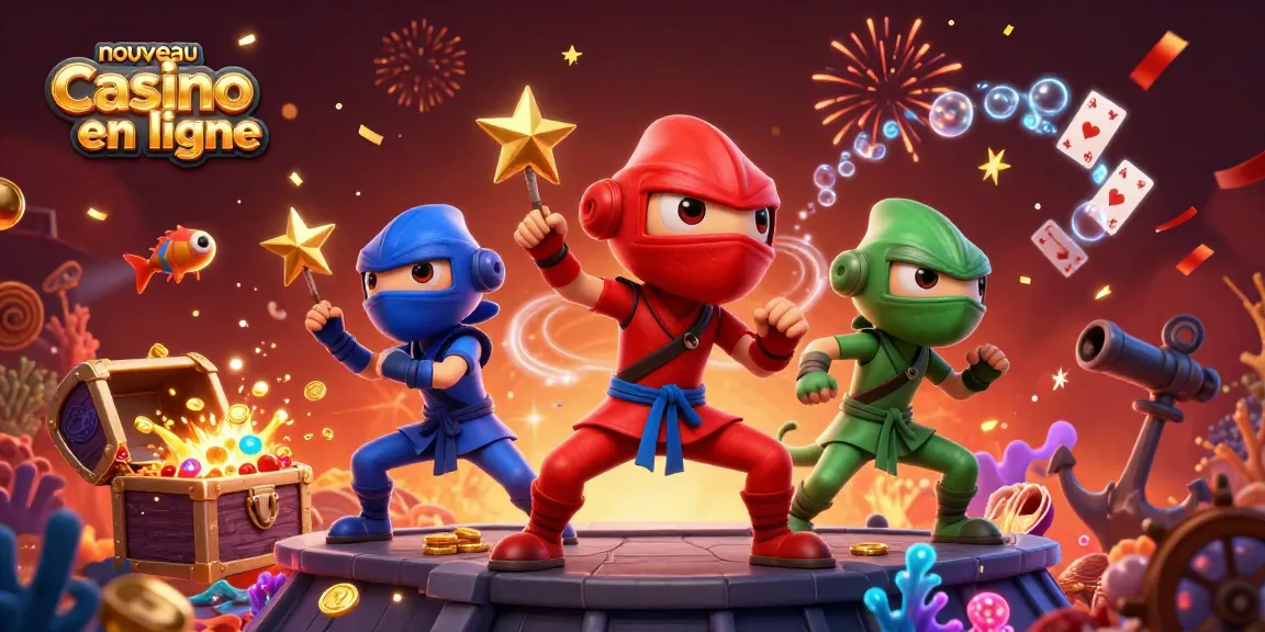 Le nouveau casino en ligne propose une scène de jeu captivante avec des chameaux ninjas.