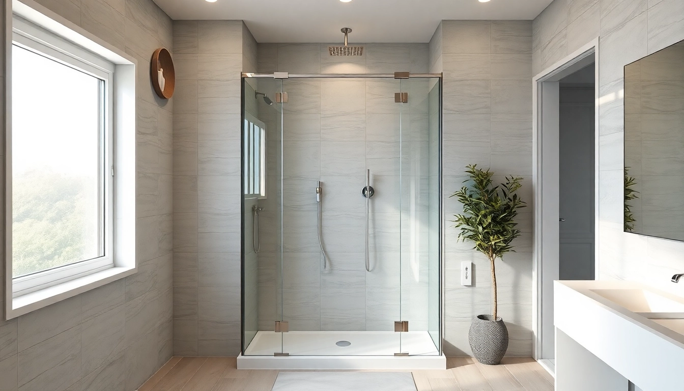 Experience elegant showers Australia with modern design and luxurious finishes in a serene bathroom.