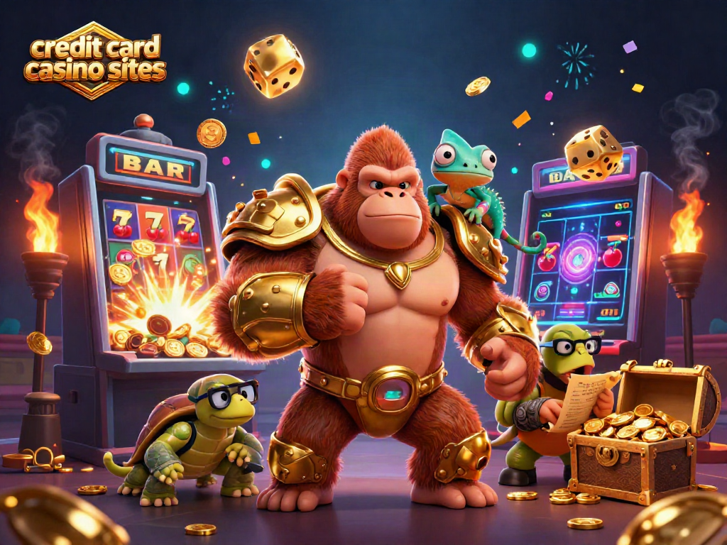 Engage with exciting credit card casino sites featuring vibrant jackpots and lively gaming elements.