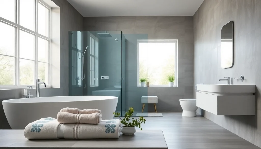 Gestalte eine moderne Badezimmeransicht mit sonni sanitär Produkten und eleganten Armaturen.