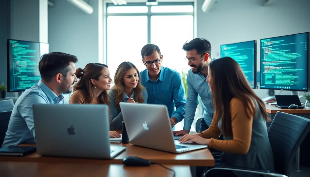 Enhance your skills in wordpress development outsourcing with a professional team in action.