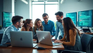 Enhance your skills in wordpress development outsourcing with a professional team in action.