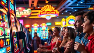 Menangkan slot gacor yang mengasyikkan dengan nuansa kasino yang cerah dan penuh kegembiraan.