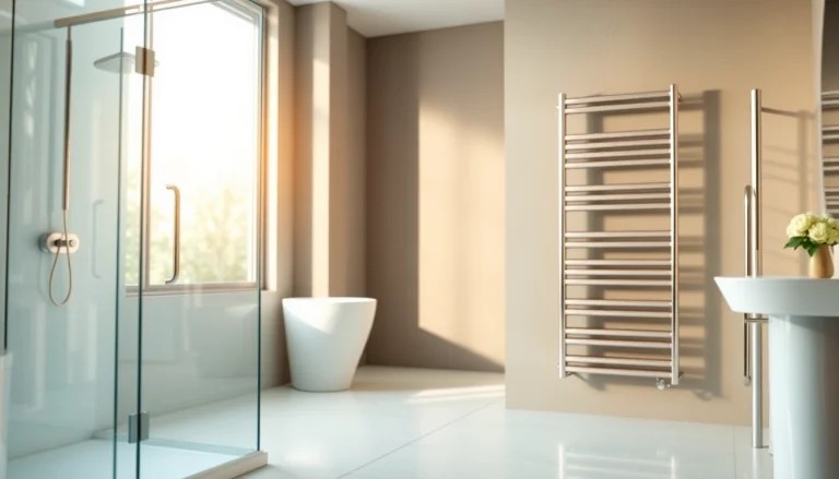 Erleben Sie sonni sanitär Produkte in einem modernen Badezimmer mit eleganten Details und entspannendem Licht.