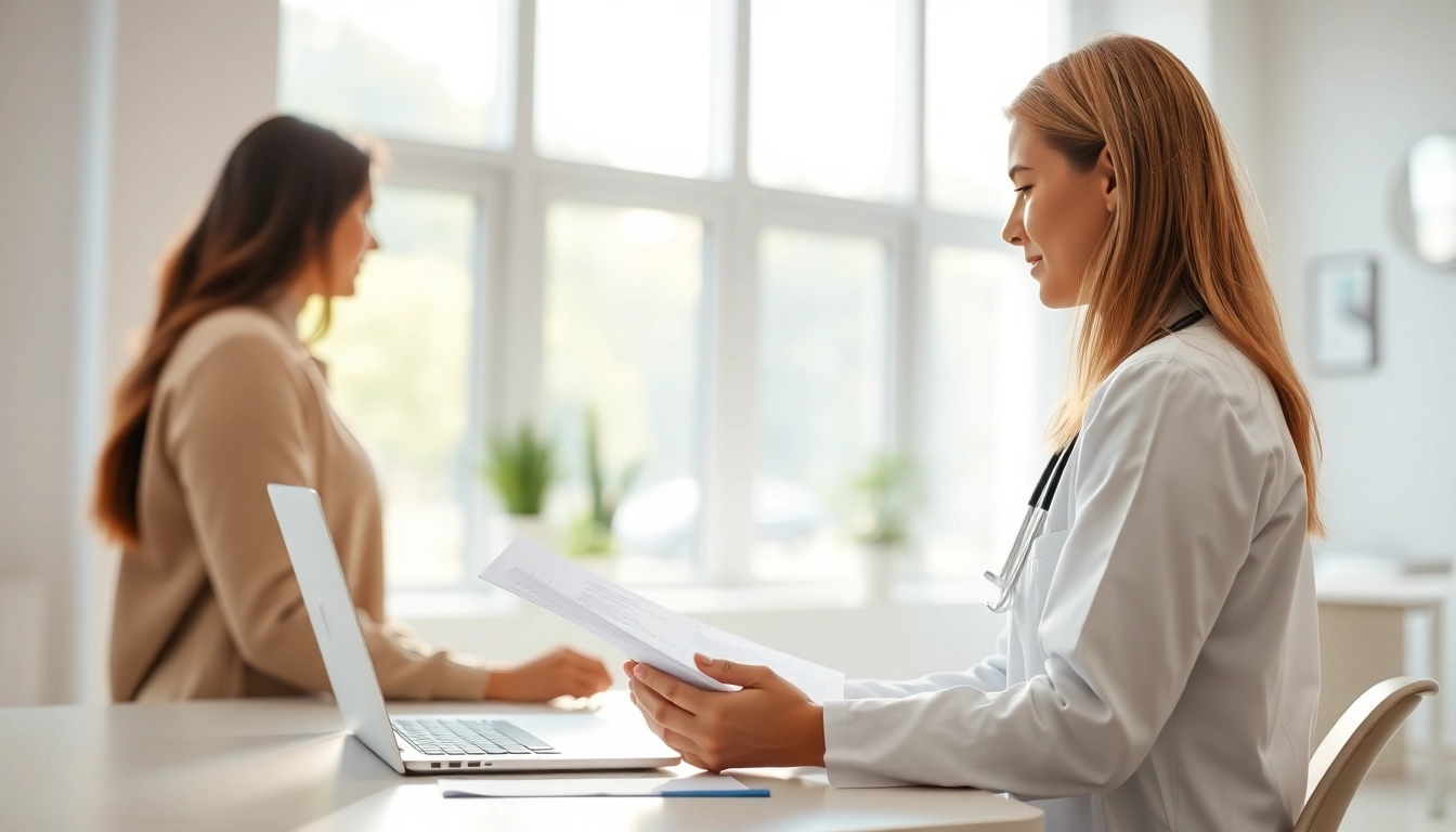 Improve Health insights through a healthcare practitioner reviewing a patient's report.