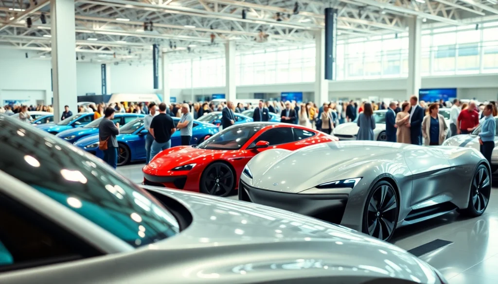 Experience the Auto Cars Show with stunning vehicles and enthusiastic crowds gathered in celebration.