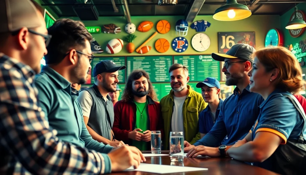 Engaging discussion on best sports betting sites in India with diverse enthusiasts sharing insights.