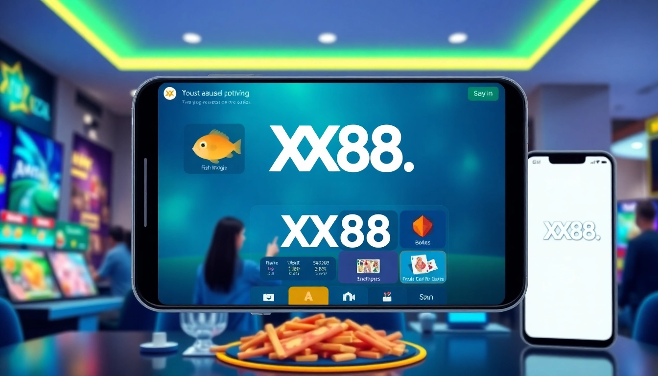 Engaging online gaming interface at xx88.pizza with vibrant visuals and mobile compatibility.