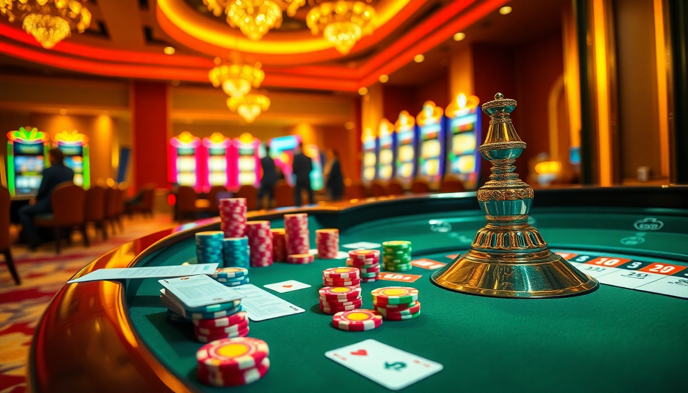 Bettors immersed in a thrilling birutoto game at a luxurious casino table.