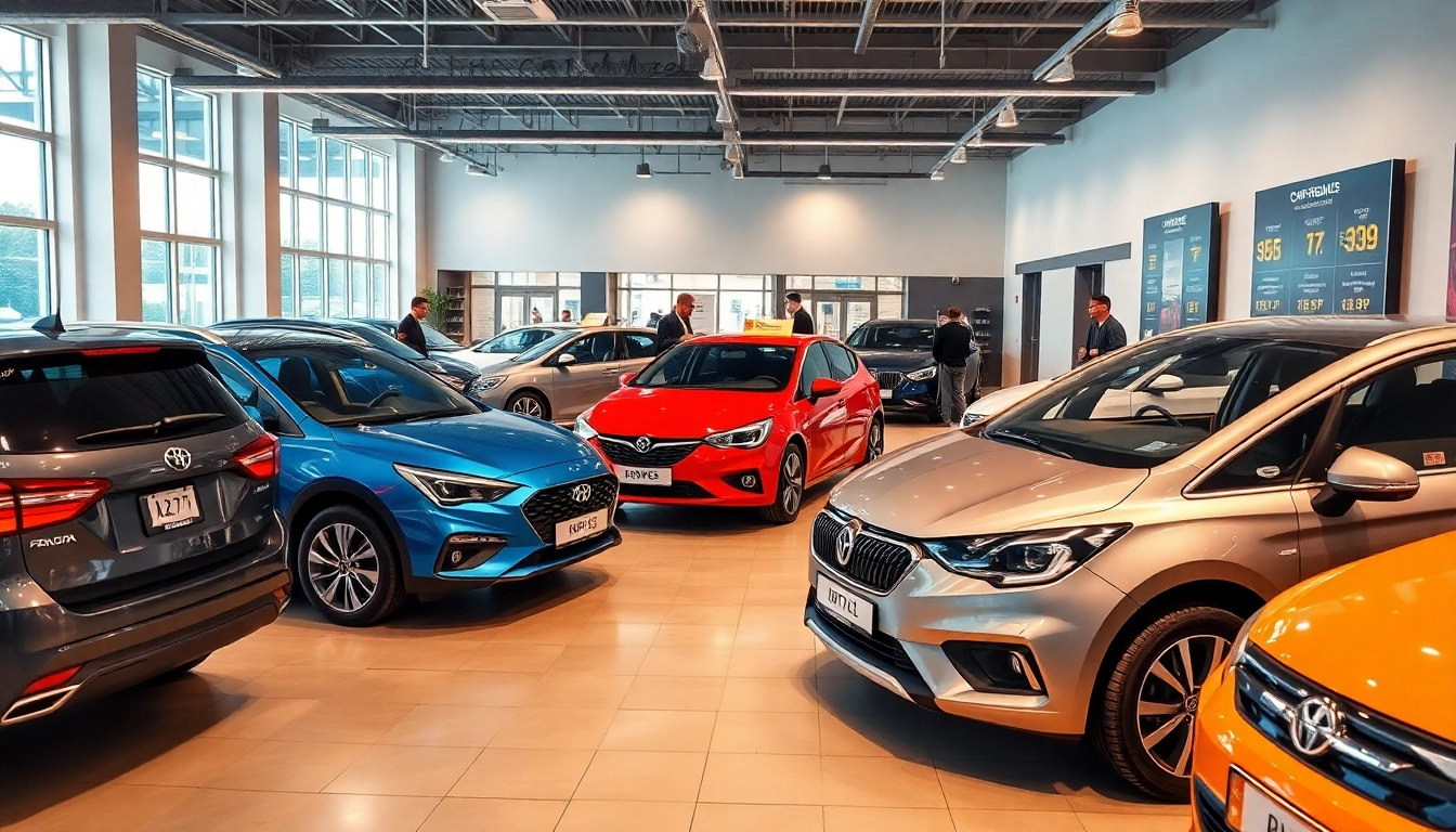 Chirie auto ieftin options in a welcoming car rental office in Chișinău, showcasing various affordable vehicles.