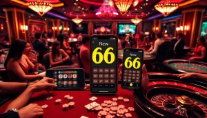 Experience the thrill of winning at New 66 with exciting game tables and vibrant atmosphere.