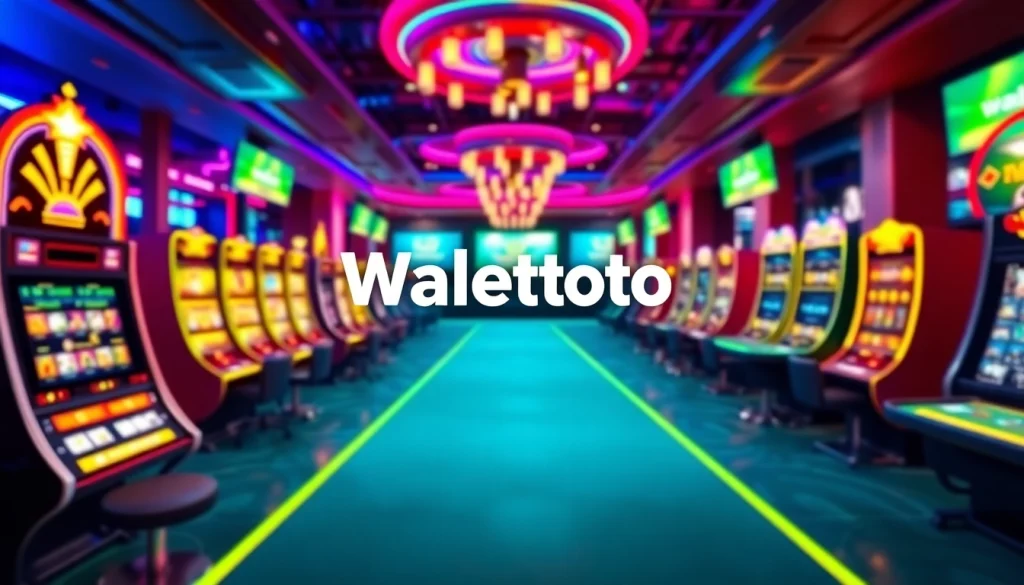 Temukan atmosfir menarik walettoto di lingkungan kasino online yang cerah.