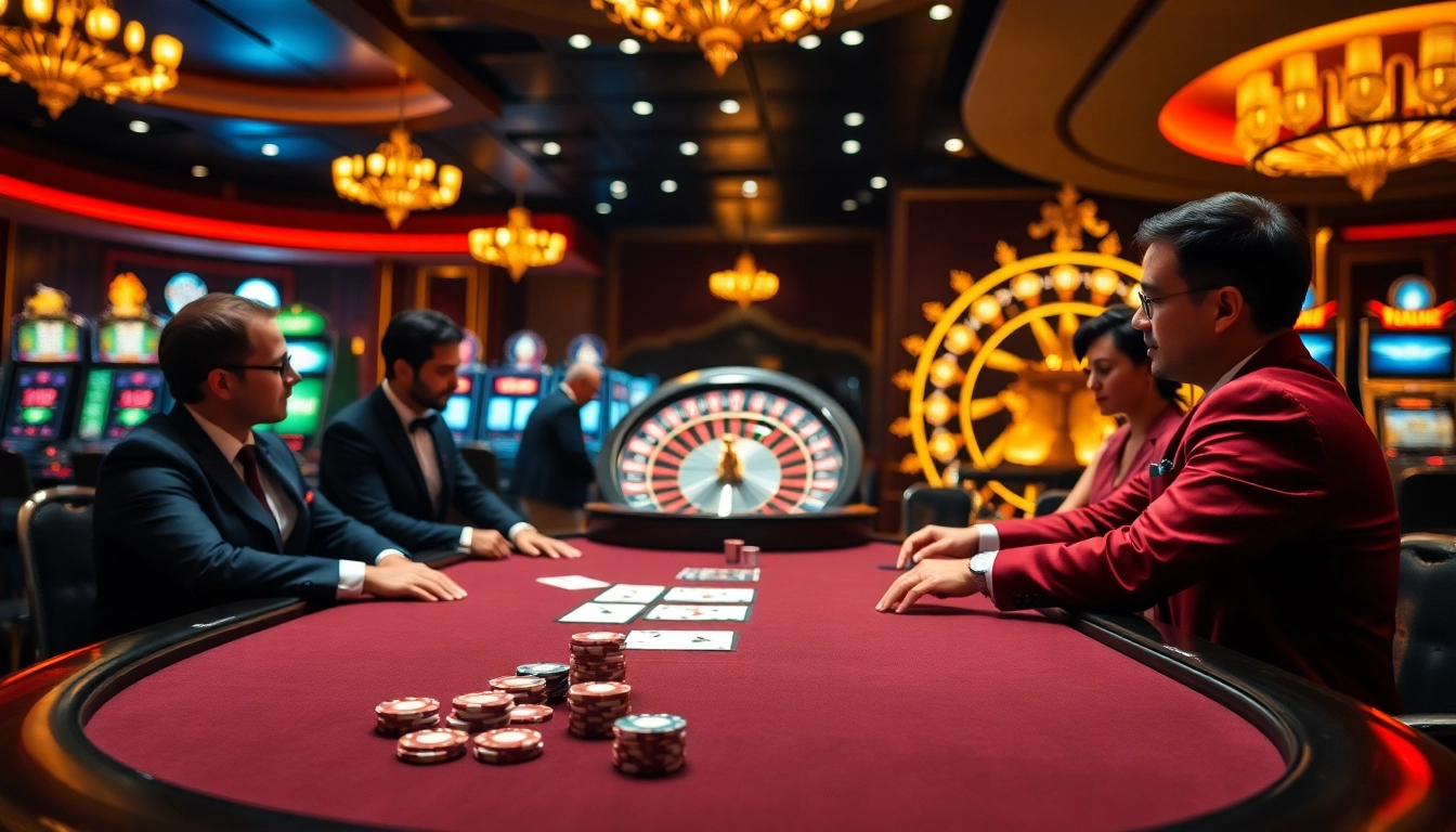 Experience the thrill of sh bet at a luxurious poker table with exciting gameplay.
