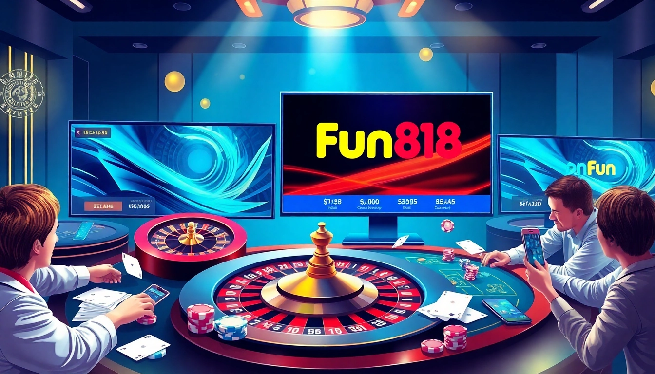 Experience the excitement of Fun88's online casino with vibrant games and engaging betting action.